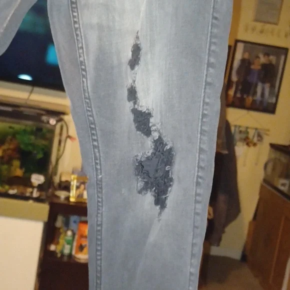 Mens Hollister Jeans sz 31x30 blk - Picture 3 of 11